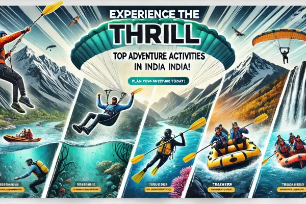 Top adventure activities in India