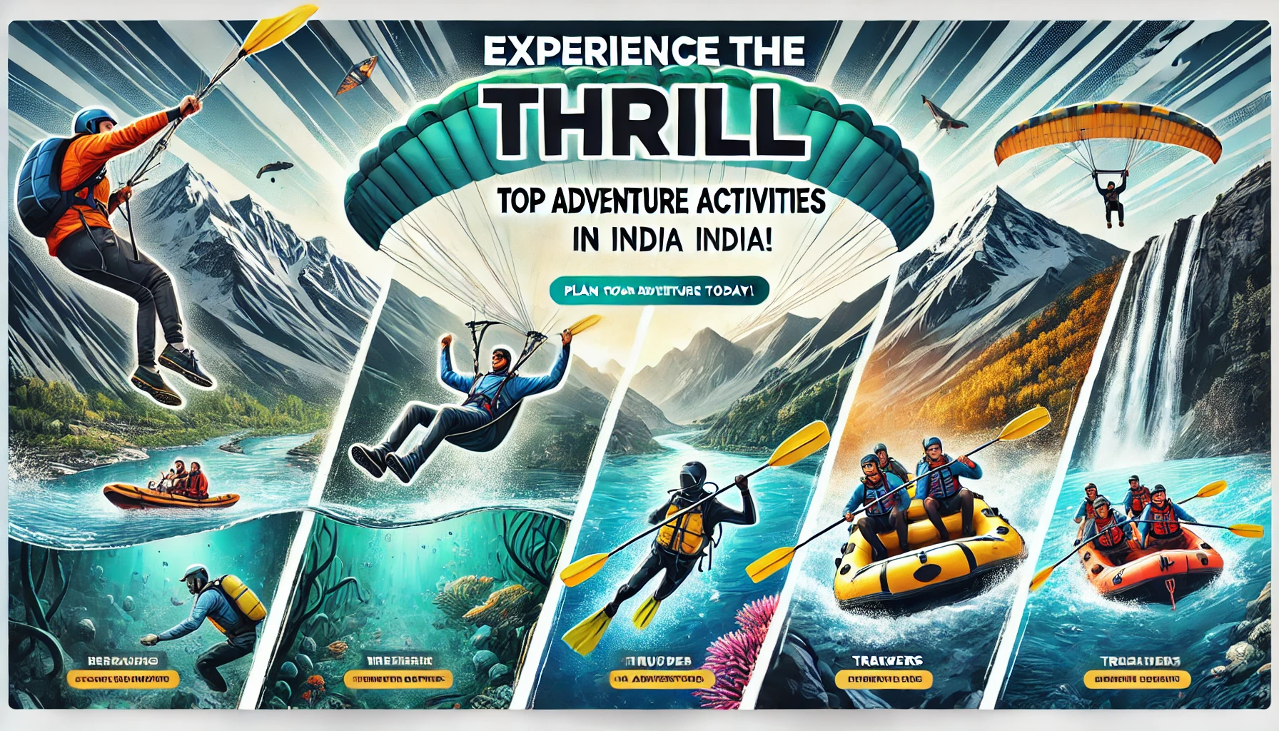 Top adventure activities in India