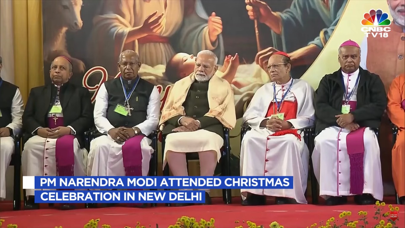 PM Narendra Modi Attends CBCI Christmas Celebration