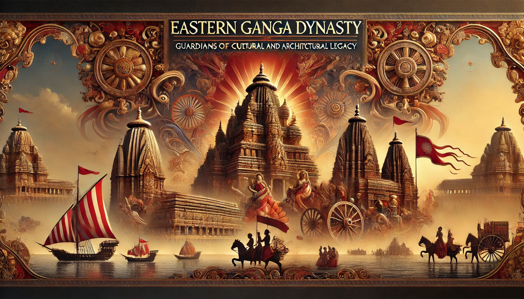 Inscriptions and sculptures from the Eastern Ganga Dynasty showcasing their cultural contributions.