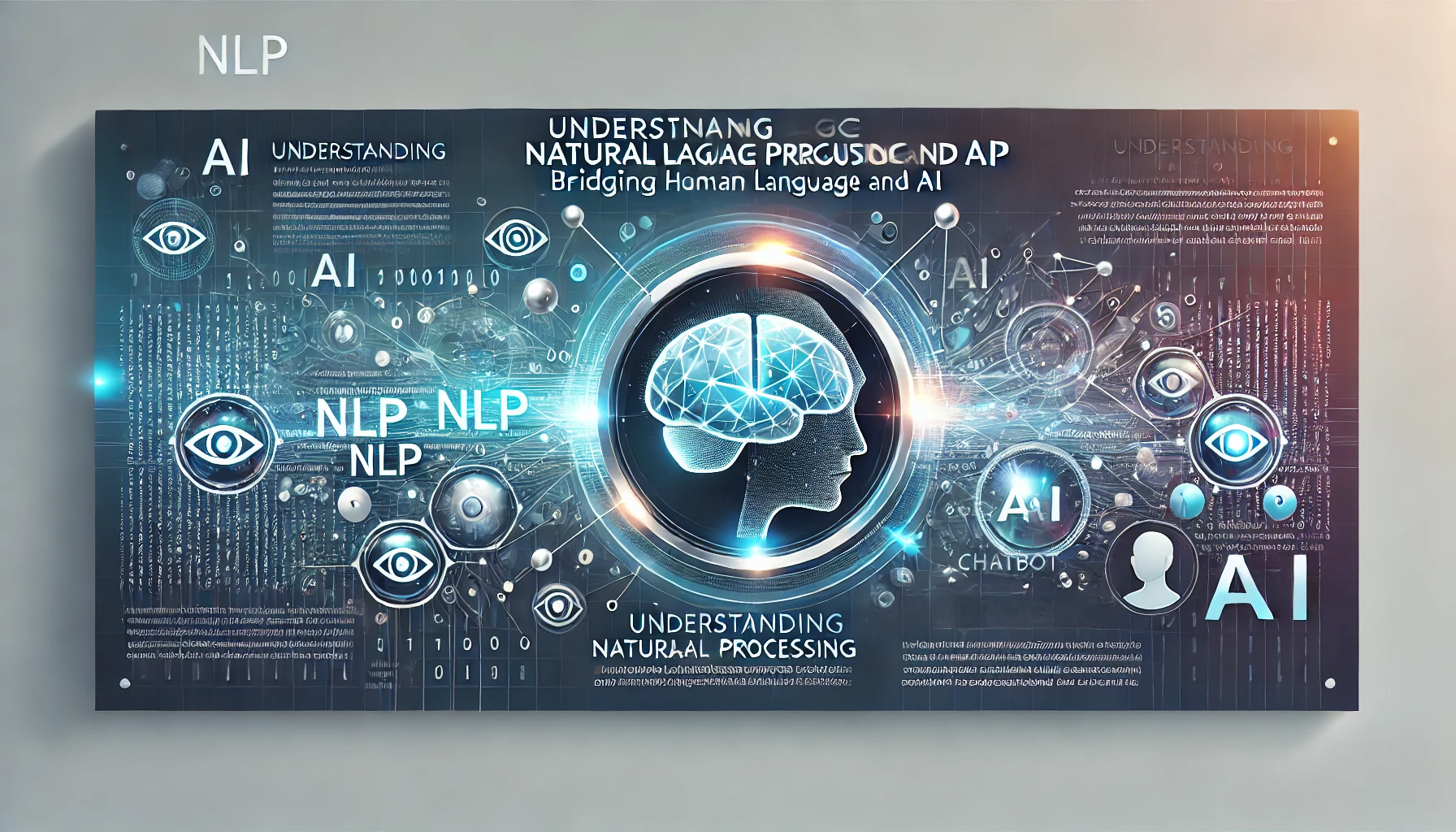 Diagram showing how NLP converts human language into machine-readable data.